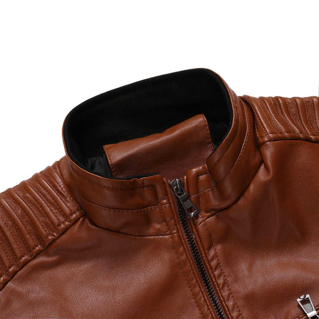 KAIK Classic Leather Jacket — Timeless Elegance with Presence