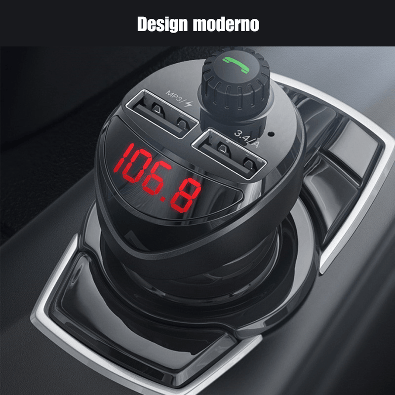 VoltDrive Carregador de Carros MP3 Bluetooth - kaikshop.com