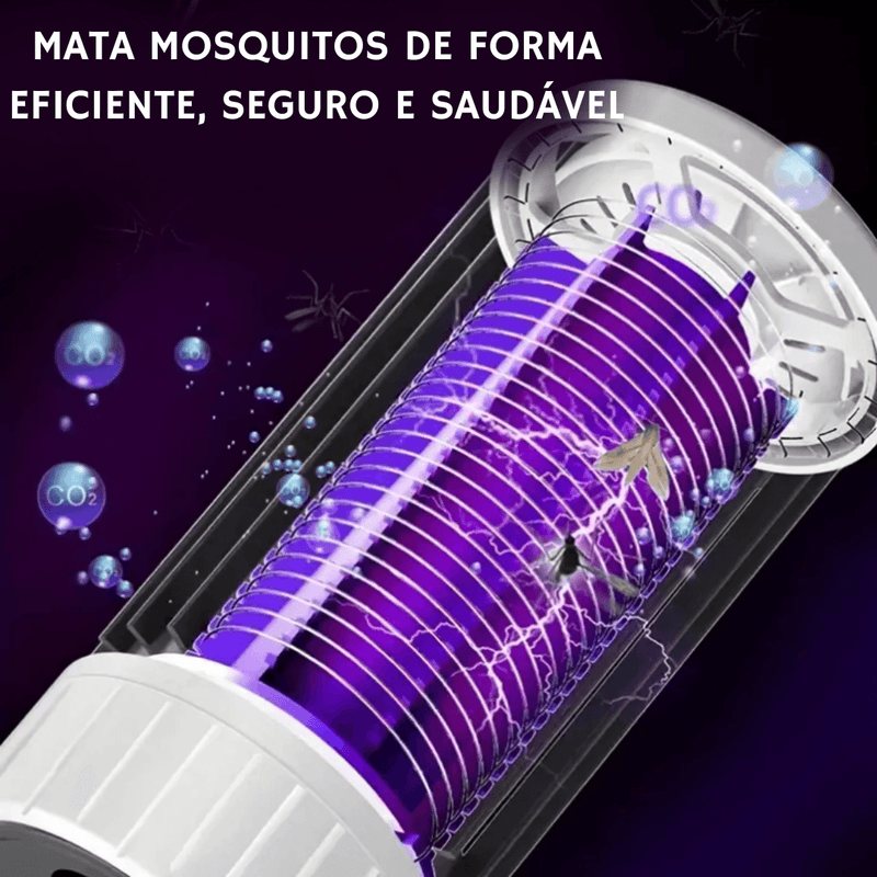 Sem Zumbido UV Mata Mosquito Elétrico com recarga USB - kaikshop.com