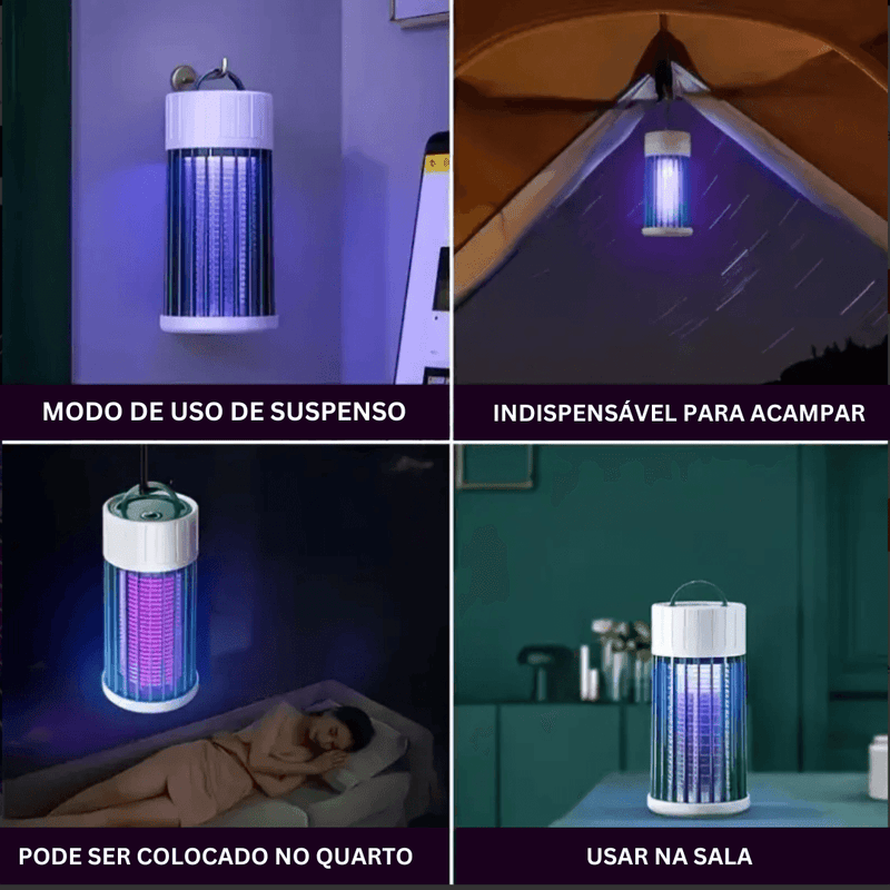 Sem Zumbido UV Mata Mosquito Elétrico com recarga USB - kaikshop.com