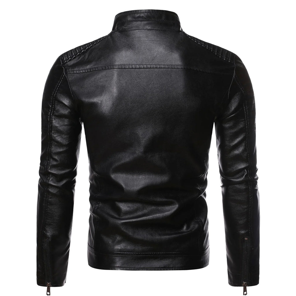 KAIK Classic Leather Jacket — Timeless Elegance with Presence