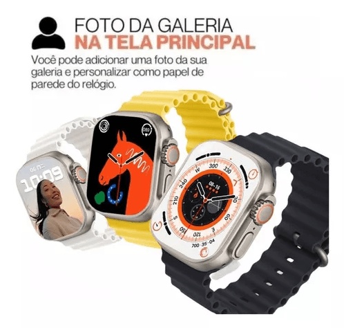 Smartwatch T800 Ultra Series 8 Relógio Inteligente - kaikshop.com