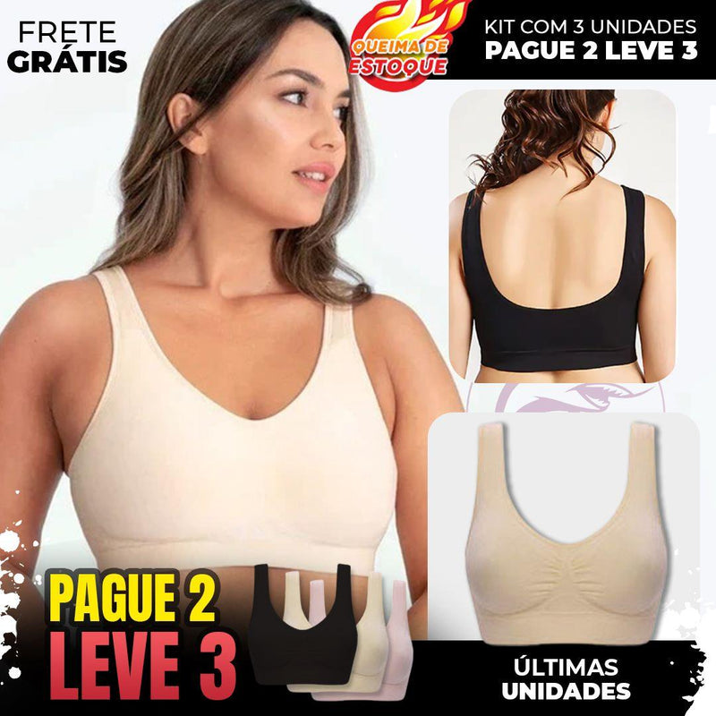 Sutiã Comfort Plus (Compre 2 e Leve 3) - kaikshop.com