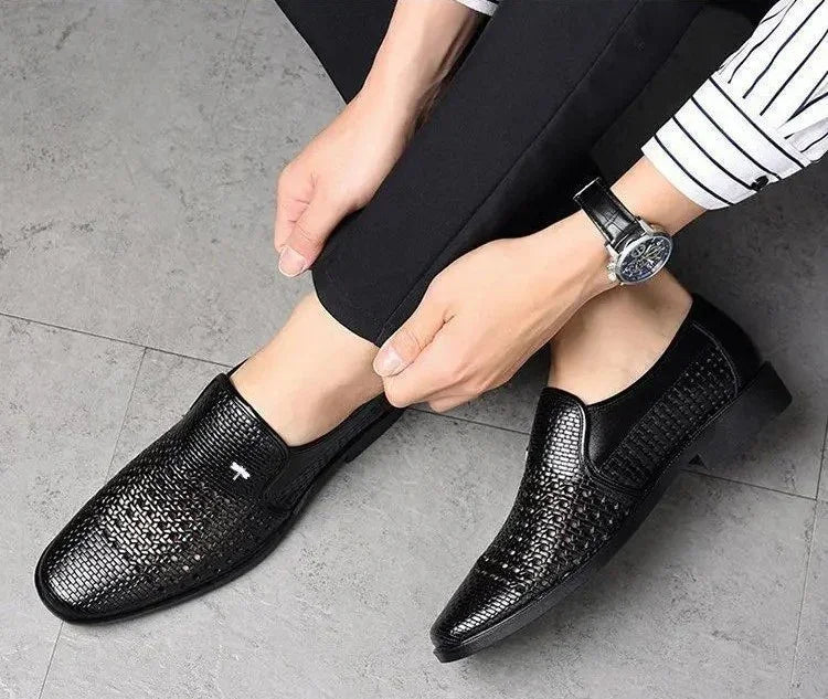 KAIK Ventilated Loafer Dress Shoe — Premium Comfort with Timeless Style