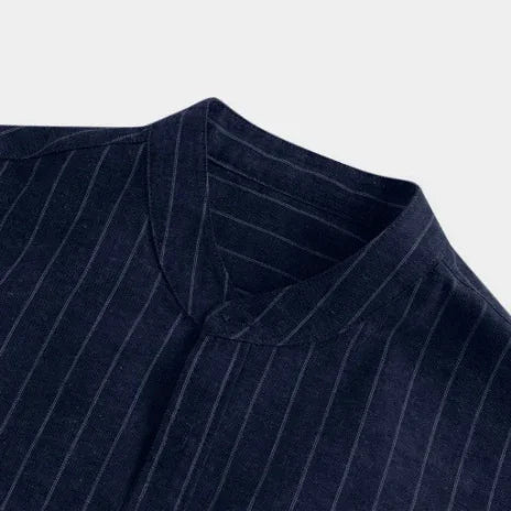 KAIK Men's Cotton & Linen Shirt — Sophisticated Style with Authenticity