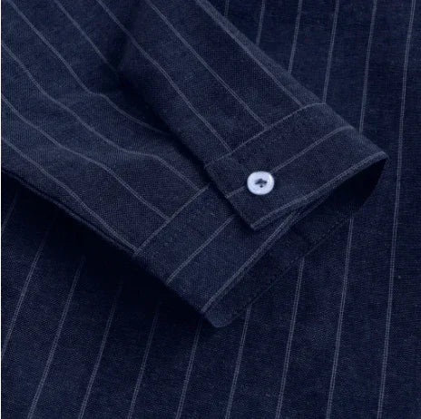 KAIK Men's Cotton & Linen Shirt — Sophisticated Style with Authenticity