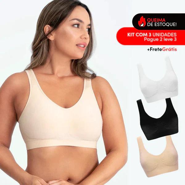 Sutiã Comfort Plus (Compre 2 e Leve 3) - kaikshop.com